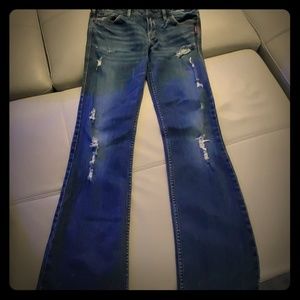 Distressed Silver Jeans